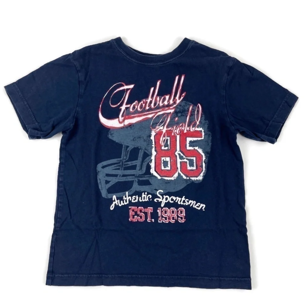 Childrens Place Boys Graphic Tshirt Blue Small 5/6